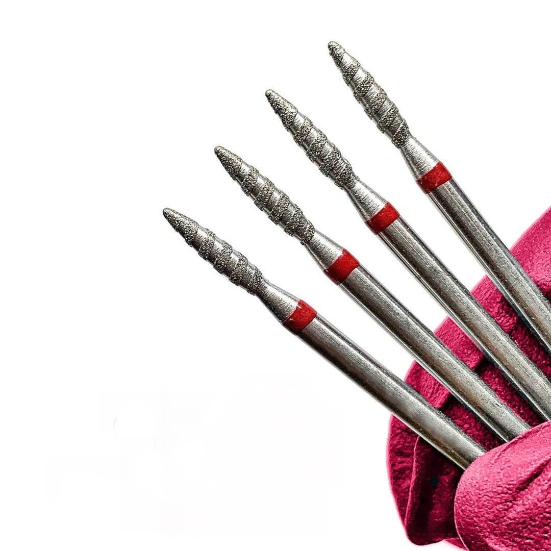 Punta Tornado per cuticole - Rosso 0.21 - MIDA Nail Care