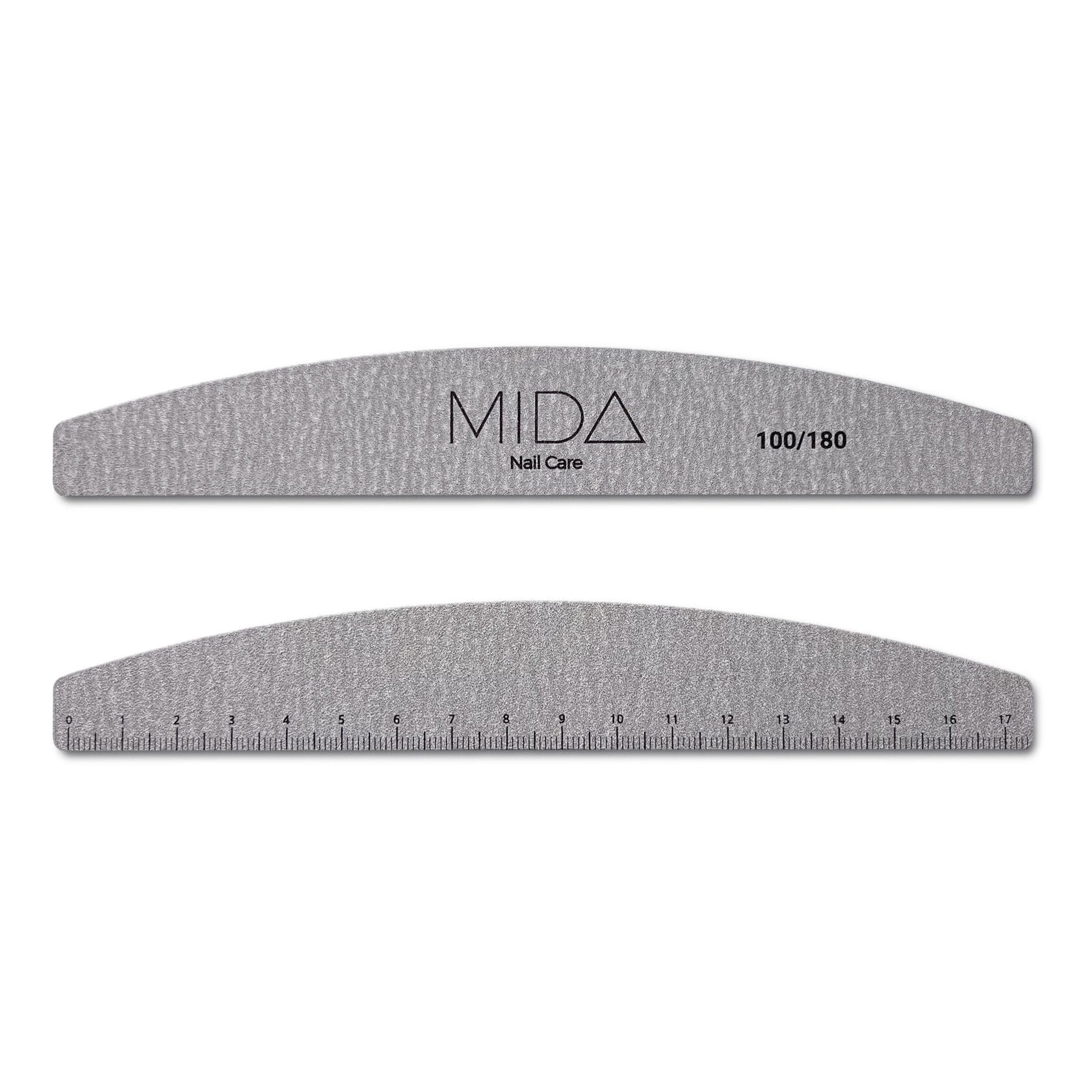 lima mezzaluna per unghie - 100/180 grit