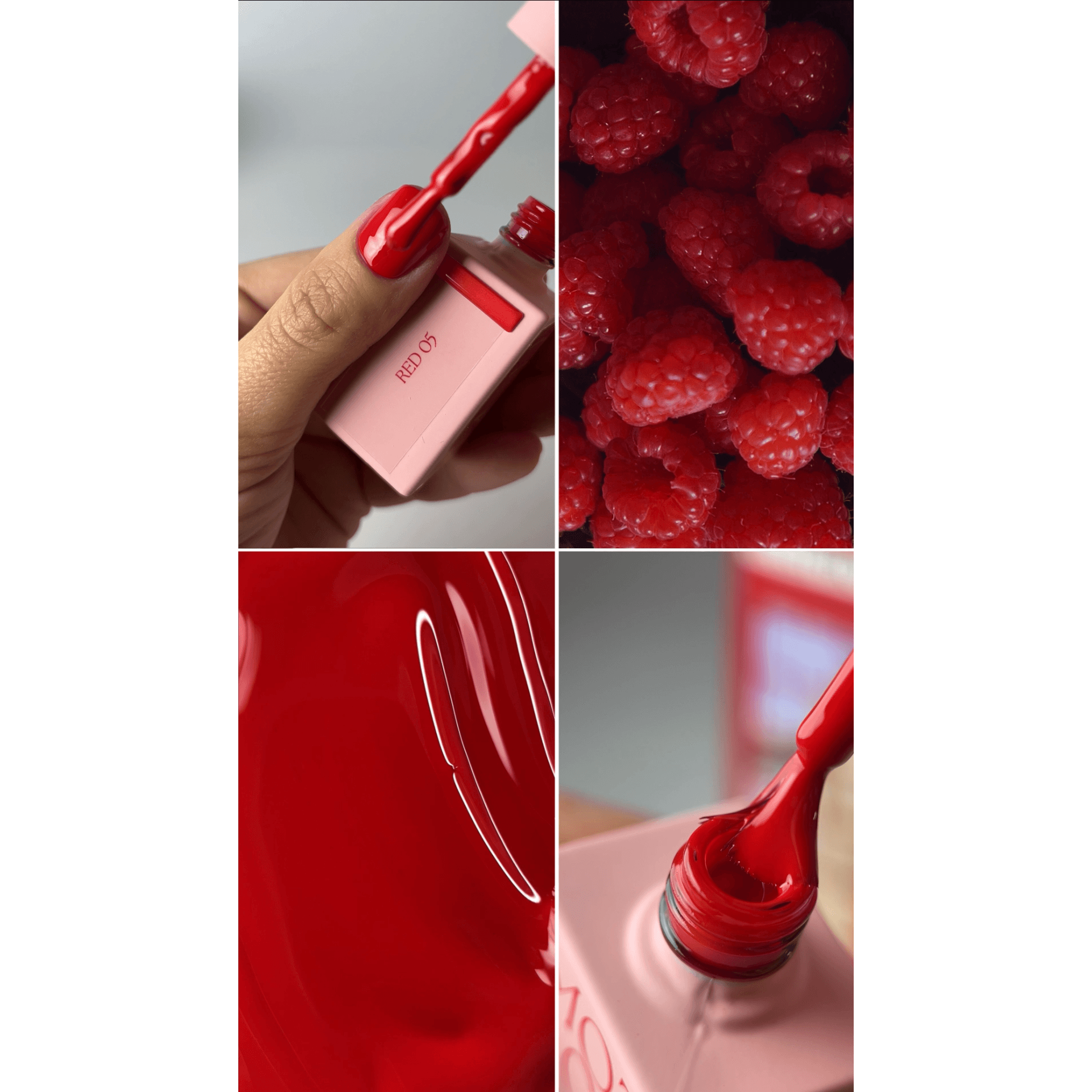 Gel Polish Red 05 - colore smalto semipermanente - MIDA Nail Care