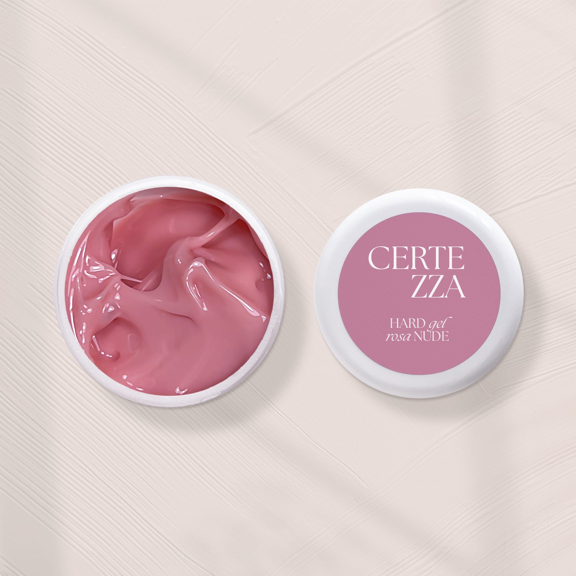 Hard Gel per ricostruzione unghie – Rosa Nude Hard Gel per ricostruzione unghie – Rosa Nude - Costruttori Gel Alta Densità