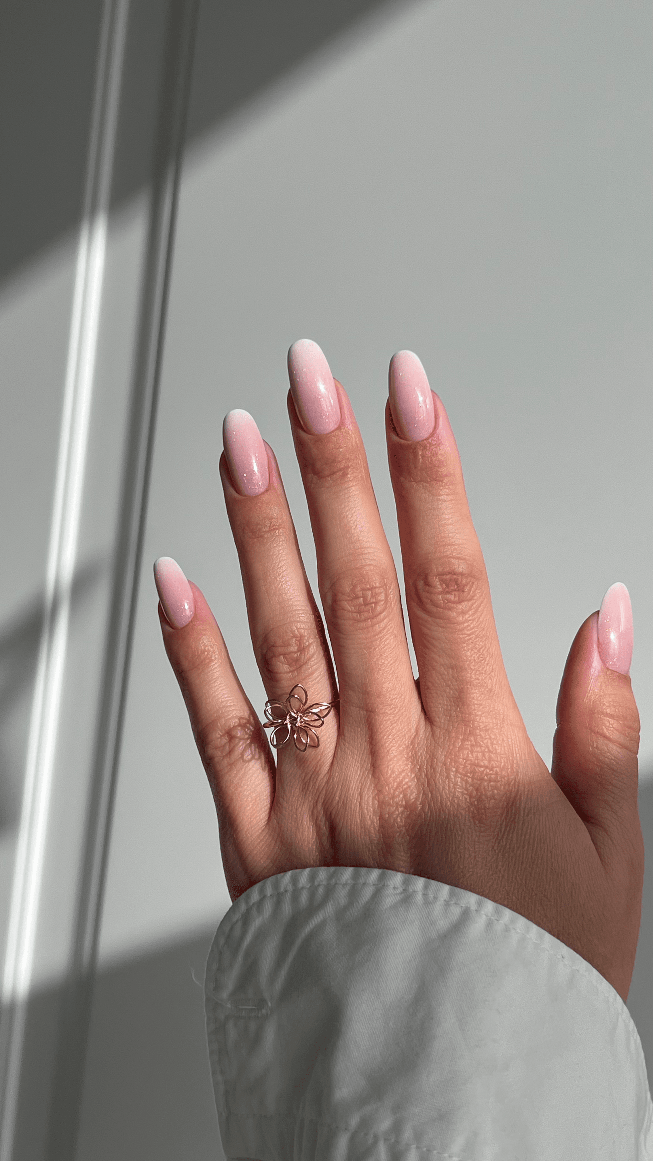 Gummy Base UP Sunny Nude – Base Rubber Semipermanente Nude con Shimmer Oro - MIDA Nail Care