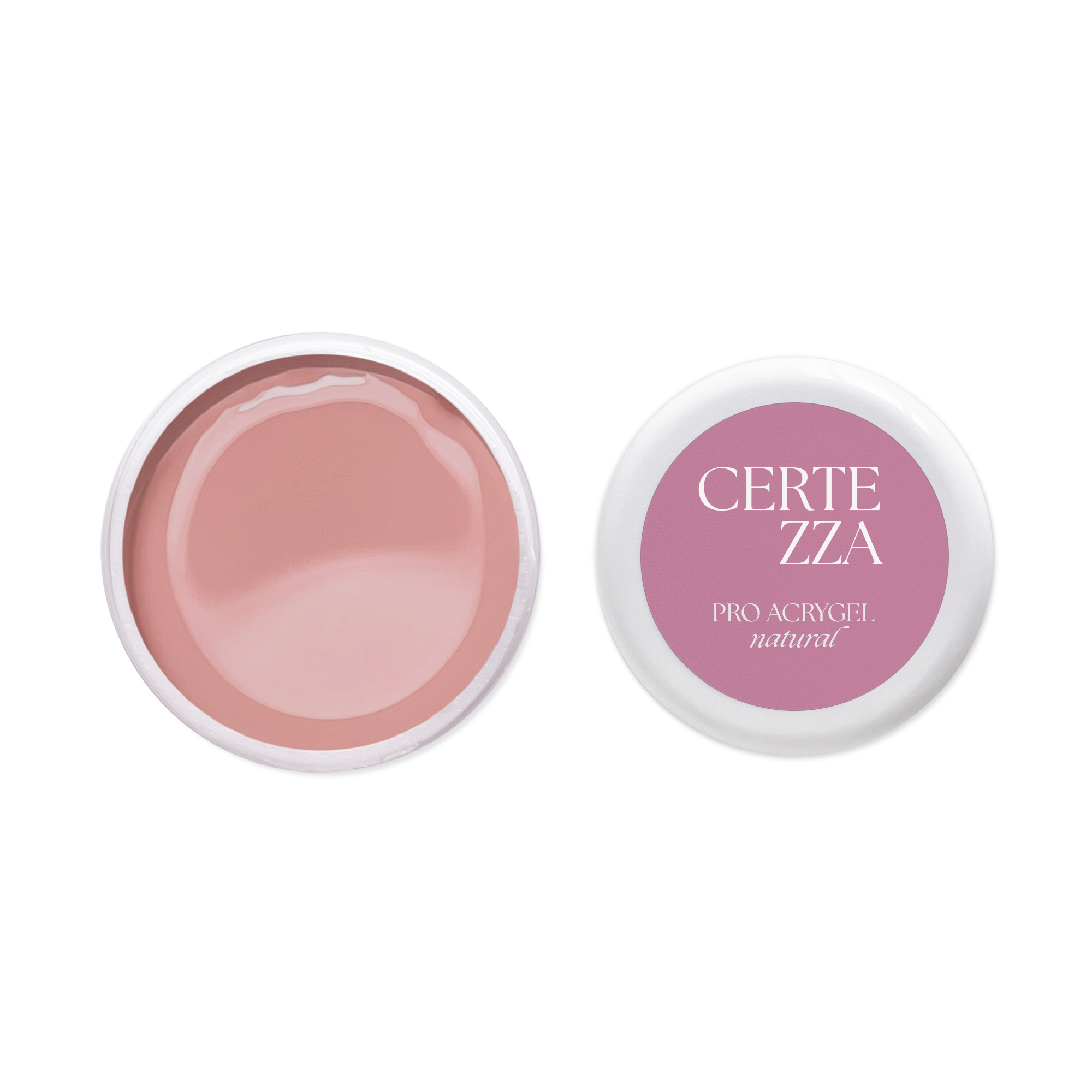 PRO ACRYGEL NATURAL – Gel Acrilico Nude per Ricostruzione Unghie – 50ml - Acrygel - Gel acrilico per unghie