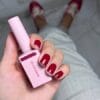 Gel Polish Bordeaux 02 - semi-permanent nail polish color - Thumbnail Image 3