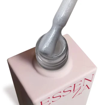 Gummy Base UP Milky Glaze – Base Rubber Semipermanente Bianco Latte con Shimmer Argento