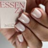 Gummy Base UP Milky Glaze &ndash; Base Rubber Semipermanente Bianco Latte con Shimmer Argento - Thumbnail Image 3