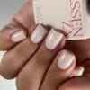 Gummy Base UP Milky Glaze &ndash; Base Rubber Semipermanente Bianco Latte con Shimmer Argento - Thumbnail Image 4