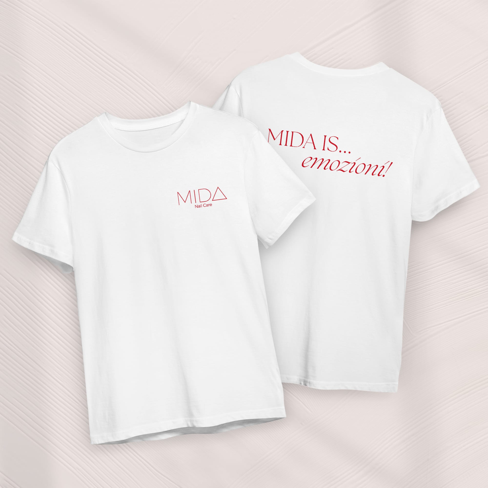 T-Shirt - Logo Rosso - MIDA Nail Care