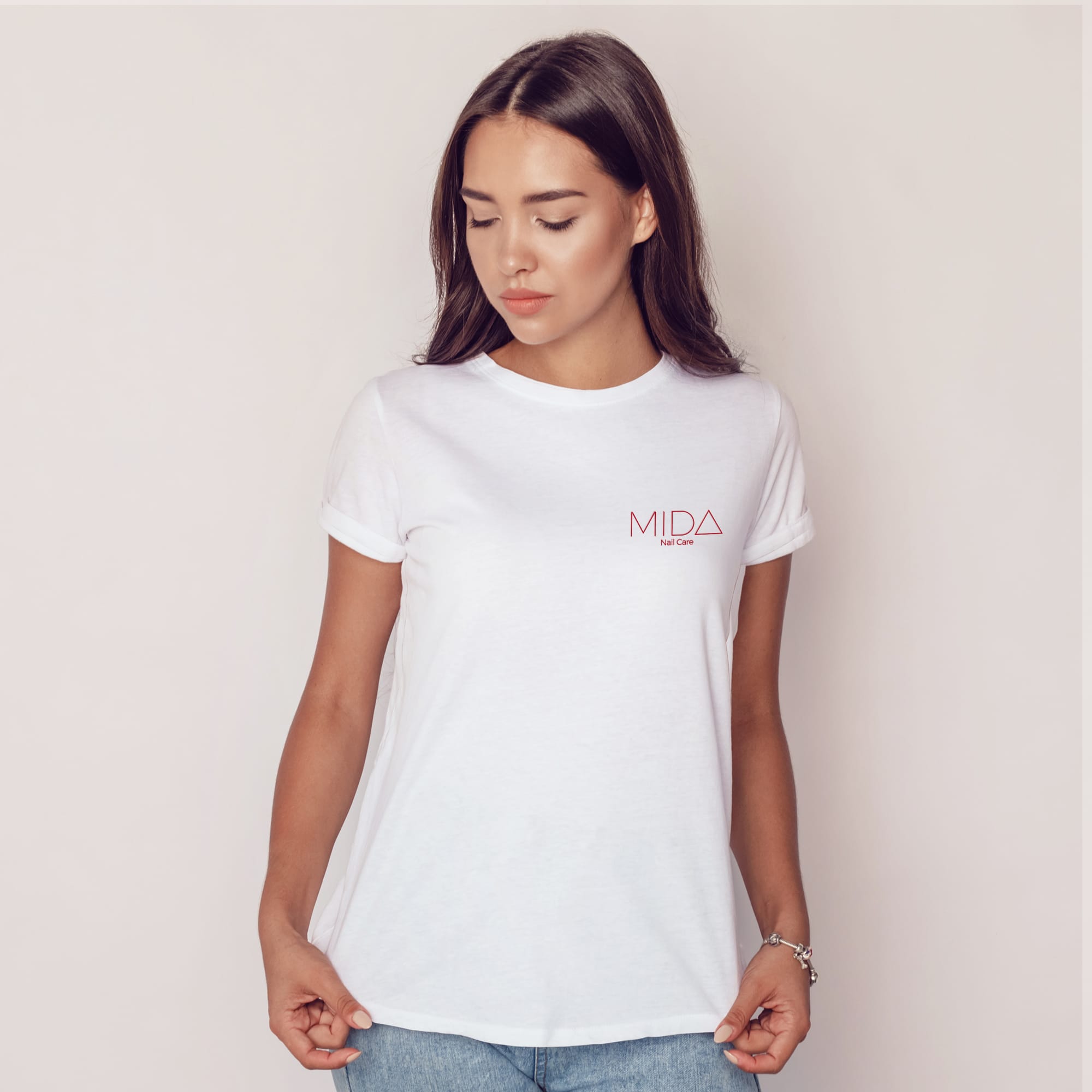 T-Shirt - Logo Rosso - MIDA Nail Care