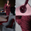 Gel Polish Bordeaux 02 - semi-permanent nail polish color - Thumbnail Image 2