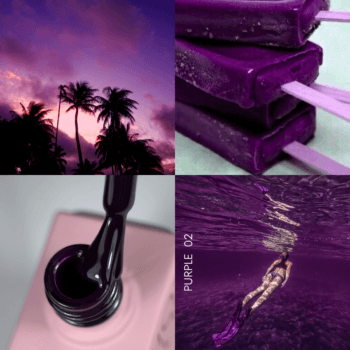 Gel Polish Purple 02 – colore smalto semipermanente - Gel Polish colori smalto semipermanente