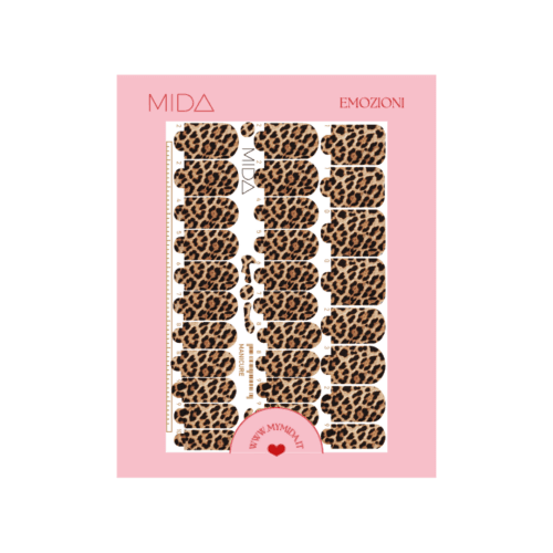 Nails Wraps per manicure effetto leopardato