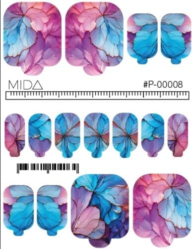 00008 Nails Wraps per pedicure