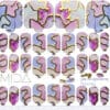 Nails Wraps per pedicure - Ceramic Violet - Thumbnail Image 1