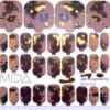 Nails Wraps per pedicure - Cherry Dusty Pink - Thumbnail Image 1