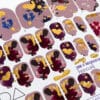 Nails Wraps per pedicure - Cherry Dusty Pink - Thumbnail Image 2