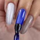 Gel Polish Blue GLASS EFFECT - colore smalto semipermanente - Thumbnail Image 2