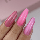 Gel Polish Pink GLASS EFFECT - colore smalto semipermanente - MIDA Nail Care