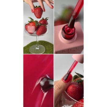 Gel Polish Strawberry GLASS EFFECT – colore smalto semipermanente Gel Polish Strawberry GLASS EFFECT – colore smalto semipermanente - Gel Polish Colori Must Have smalto semipermanente