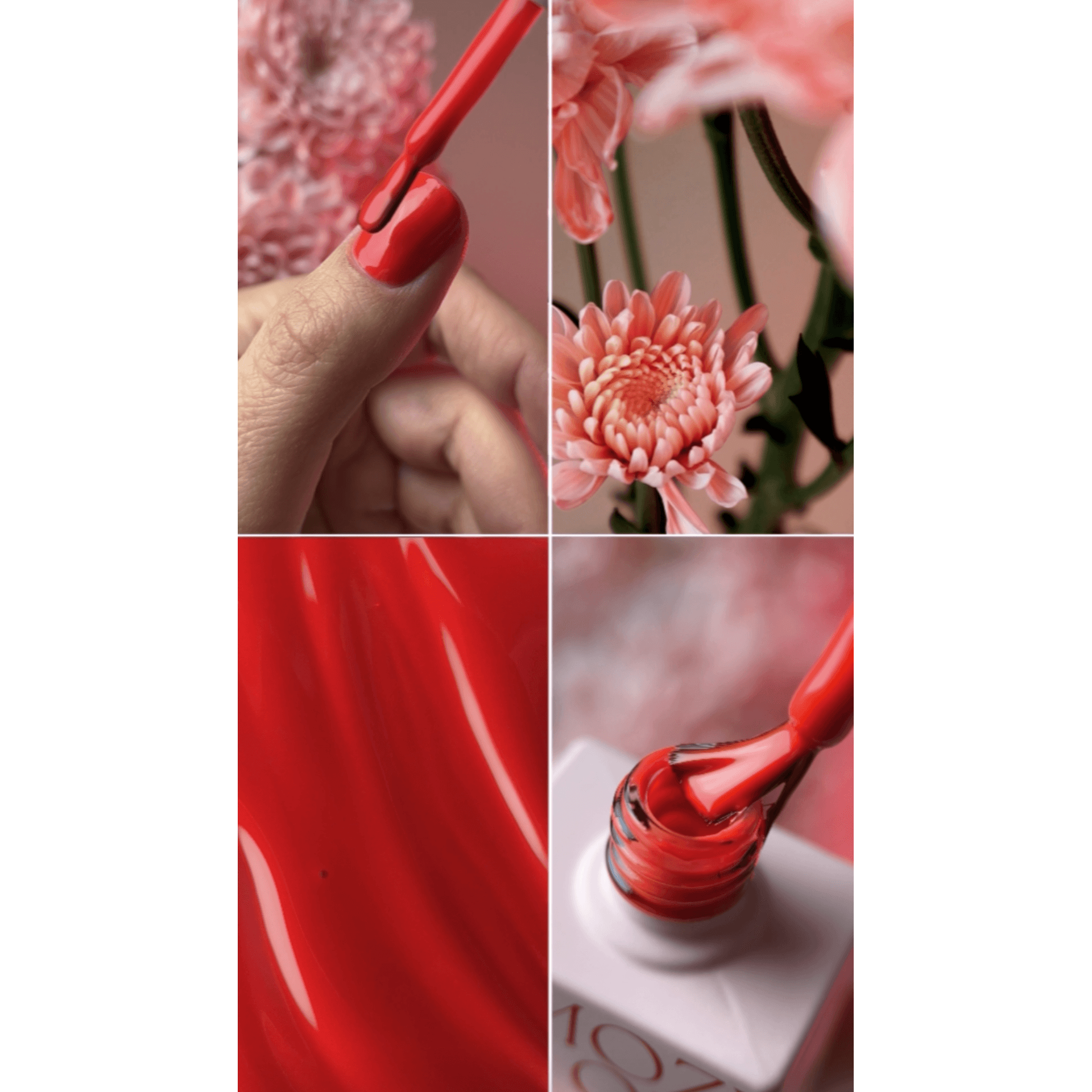 Gel Polish Red 10 - colore smalto semipermanente - immagine 2