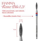 Punta per cuticole MIDA - Fiamma Rossa/Blu 0.21 - MIDA Nail Care