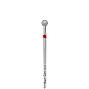 Punta per cuticole MIDA – Pallina Rossa 0.40 Punta per cuticole MIDA – Pallina Rossa 0.40 - Punte Fresa MIDA