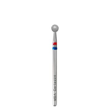 Punta per cuticole MIDA – Pallina Rossa/Blu 0.40 Punta per cuticole MIDA – Pallina Rossa/Blu 0.40 - Punte Fresa MIDA