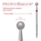 Punta per cuticole MIDA - Pallina Rossa 0.40 - Thumbnail Image 2