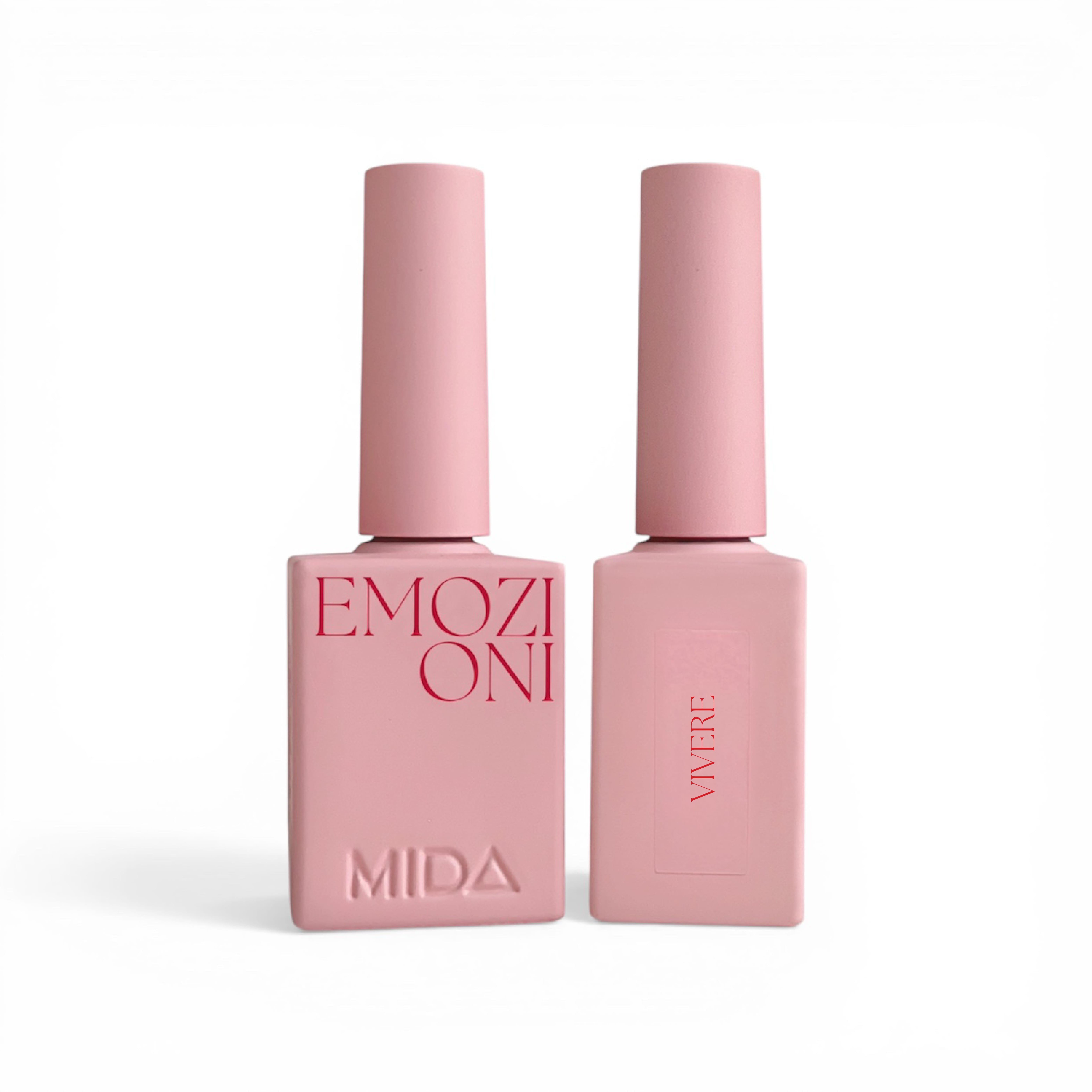 vivere_botttle Gel Polish Vivere - colore smalto semipermanente - La vita è bella. Sempre. Collection - MIDA Nail Care