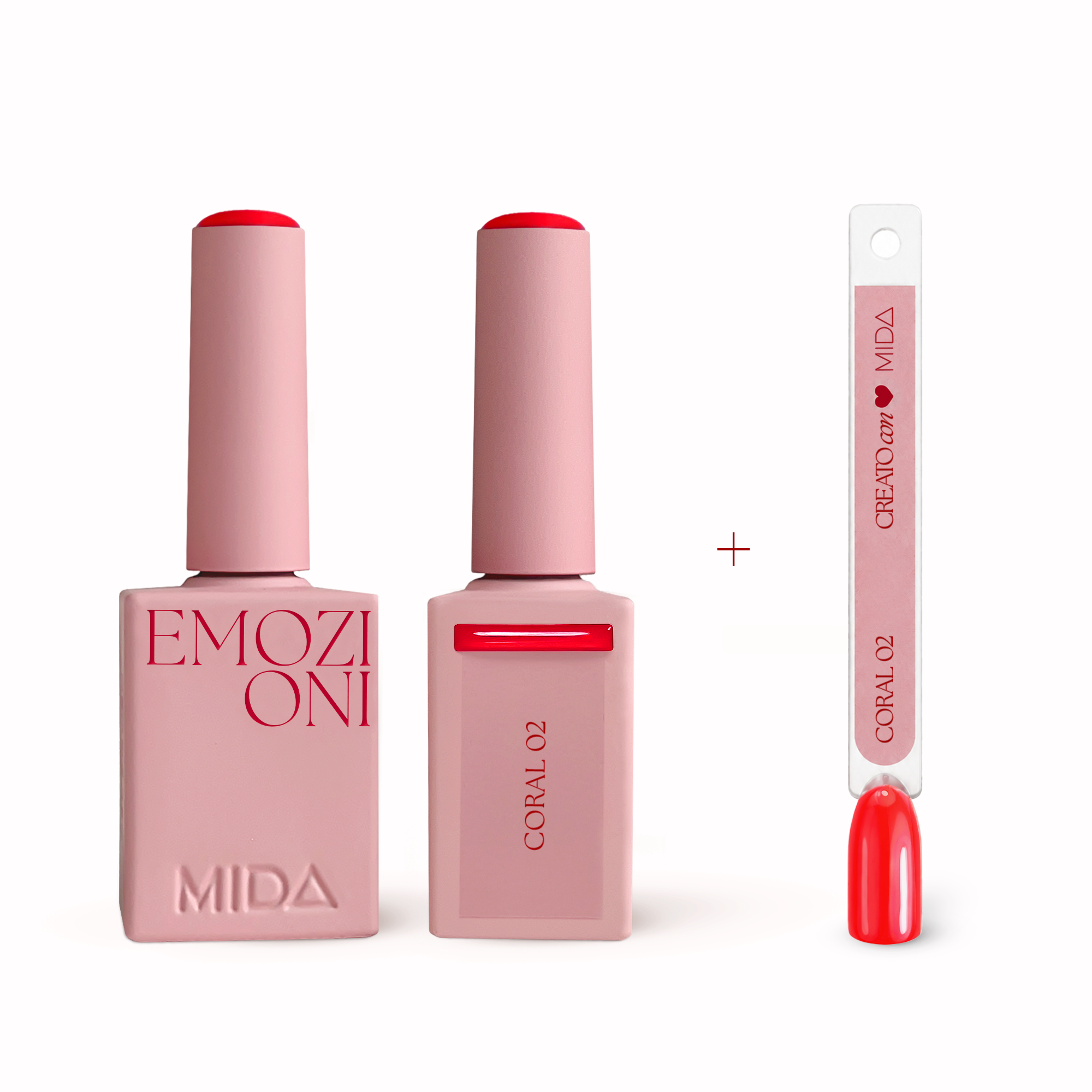 Gel Polish Coral 02 + tip colorata - immagine 1