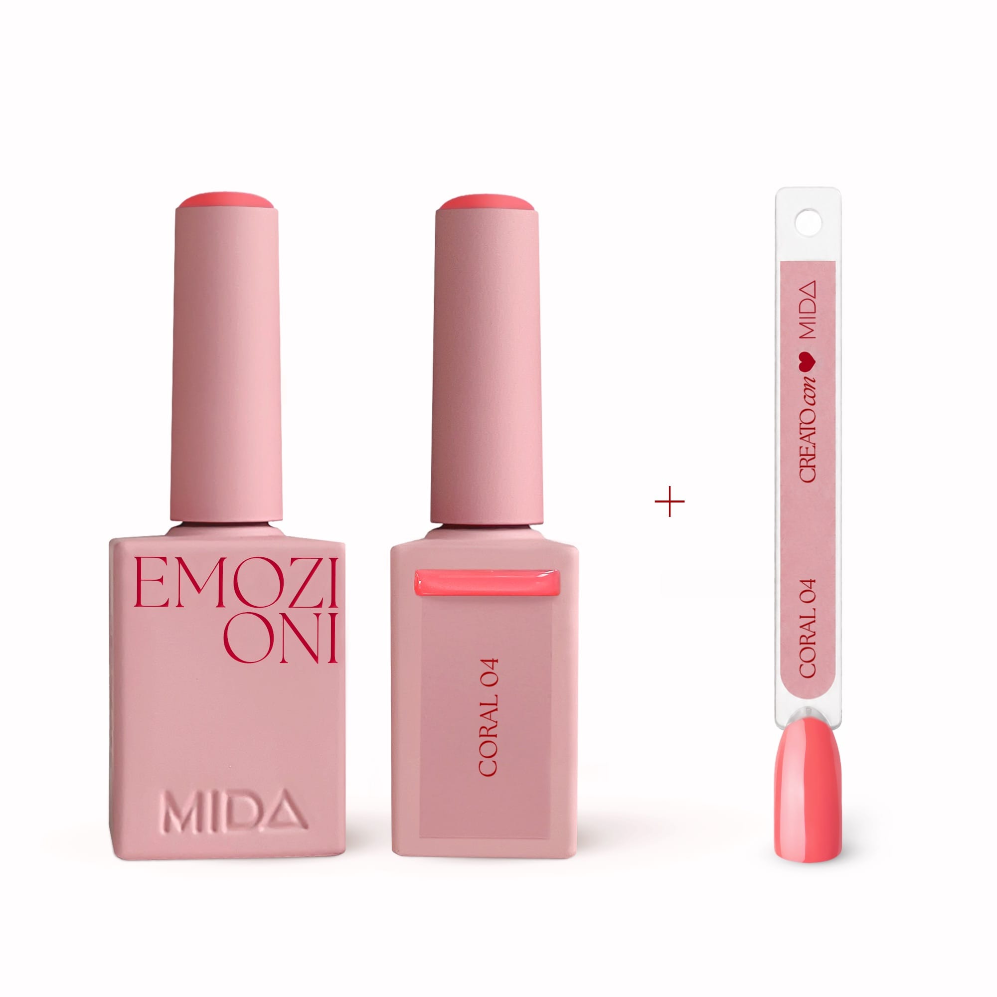 Coral 04 Gel Polish Coral 04 + tip colorata - MIDA Nail Care