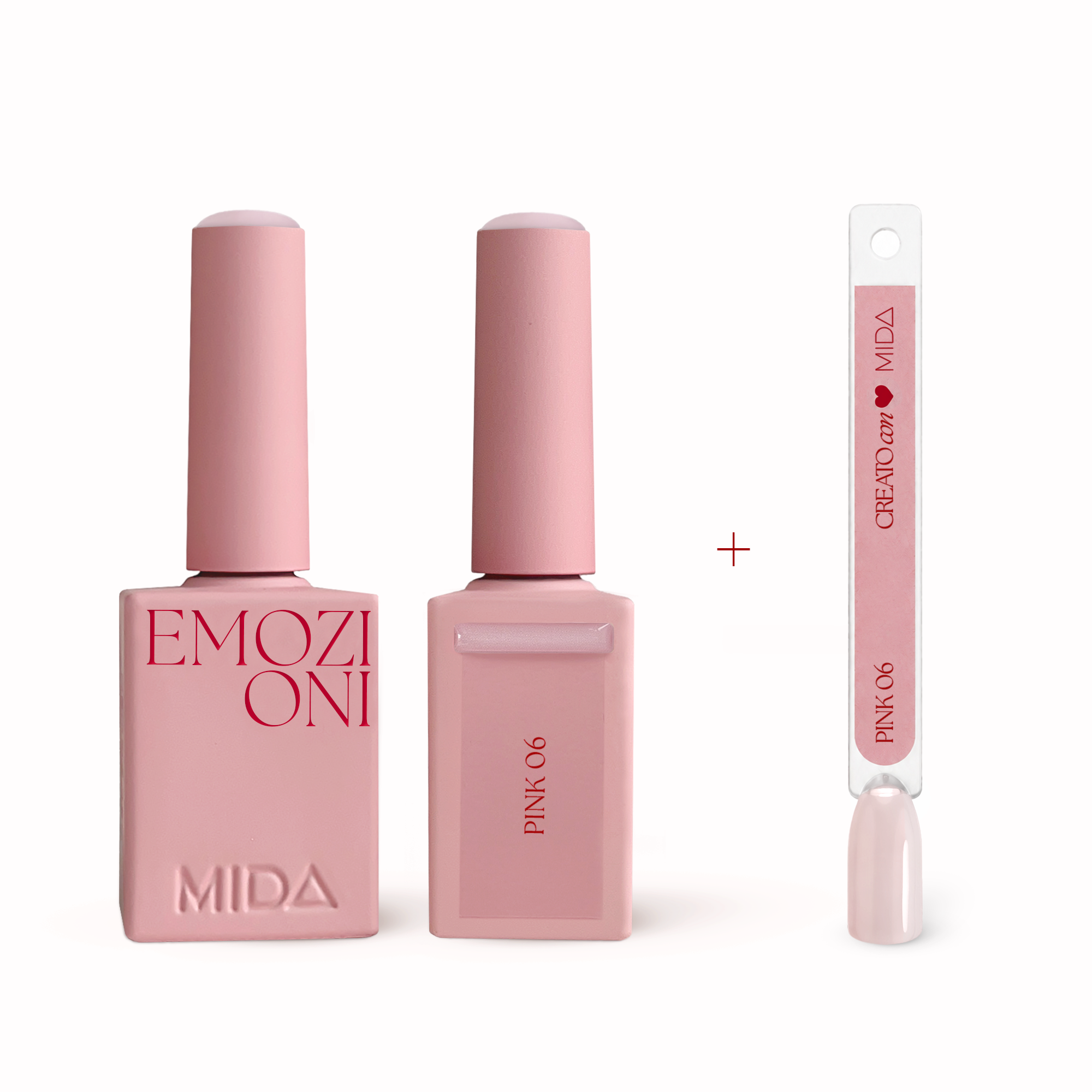 Gel Polish Pink 06 Lattiginoso + tip colorata - MIDA Nail Care