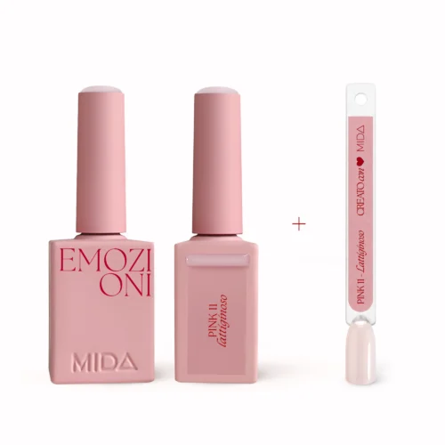 Gel Polish Pink 11 Lattiginoso + tip colorata
