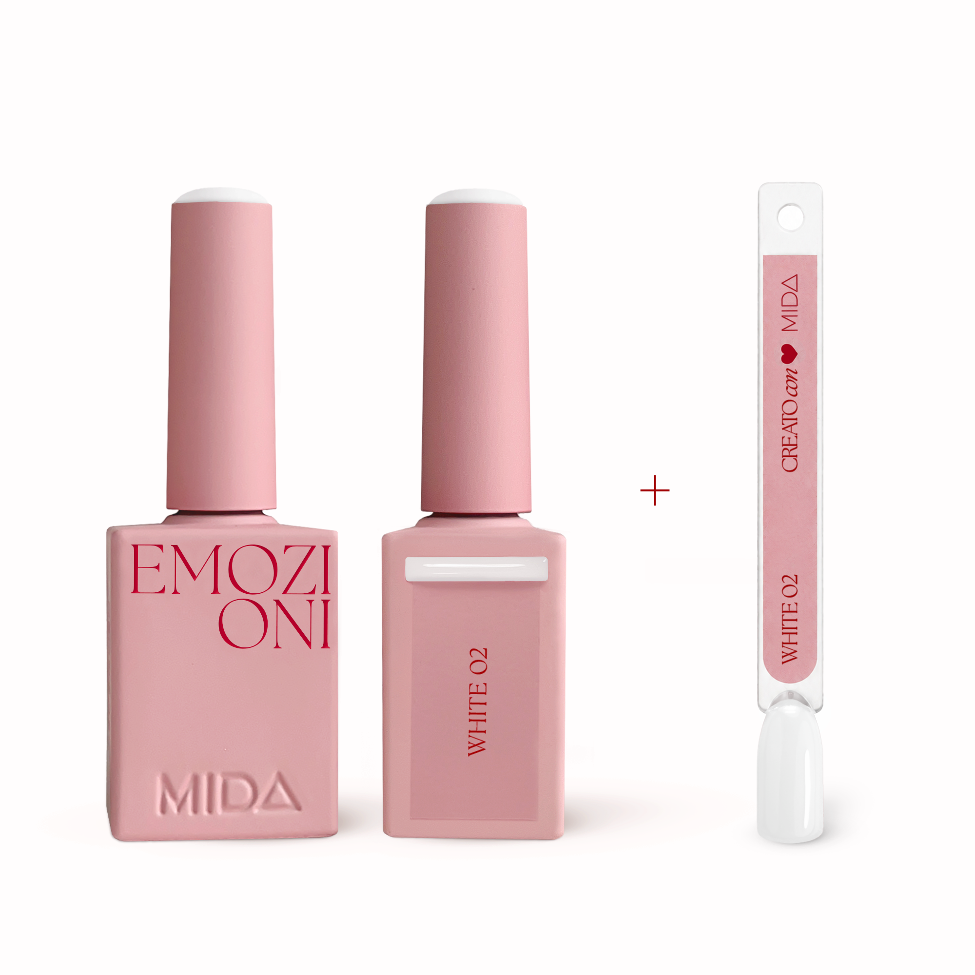 Gel Polish White 02 Lattiginoso + tip colorata - MIDA Nail Care